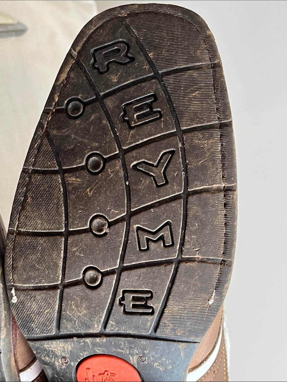 Reyme Brown and White Men’s Western Cowboy Boots - Picture 13 of 16